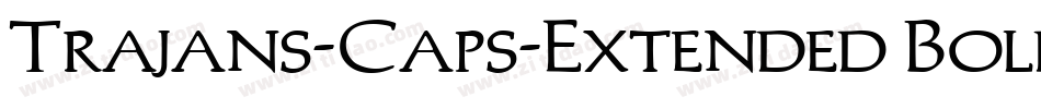 Trajans-Caps-Extended Bold Italic字体转换